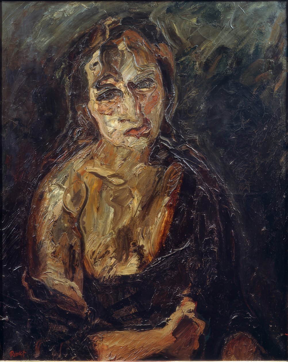 Trauriges Porträt von Marcel Poncet