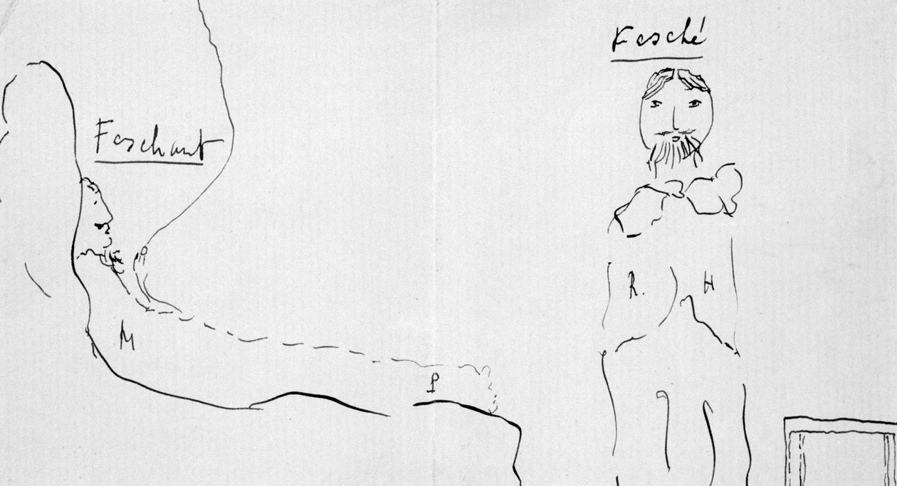 Selbstporträt mit Reynaldo Hahn von Marcel Proust