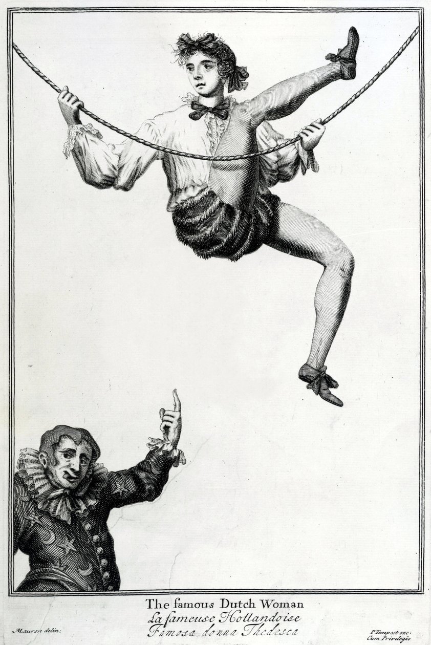 Bartholomew Fair, London: Die berühmte niederländische Frau von Marcellus the Elder Laroon