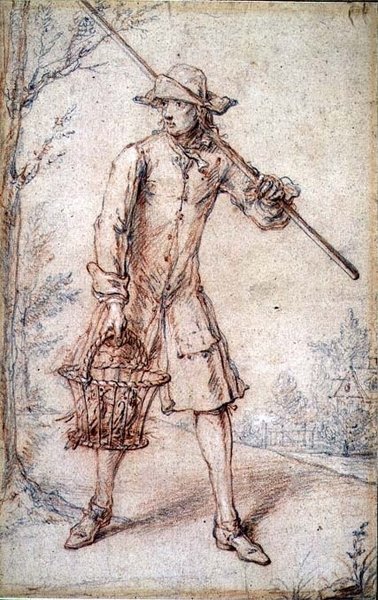Ein Vogelfänger von Marcellus the Elder Laroon