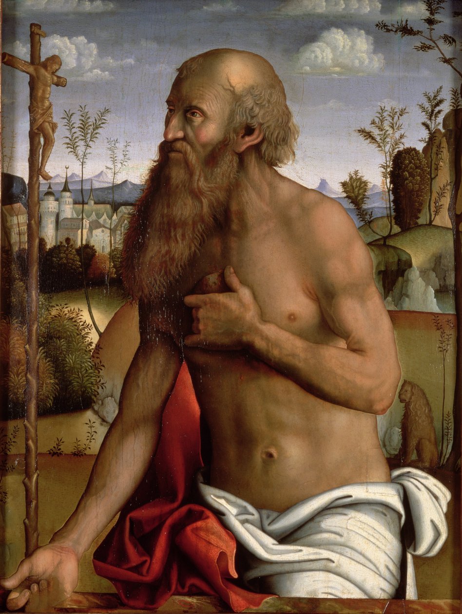 St. Hieronymus in der Buße von Marco Meloni