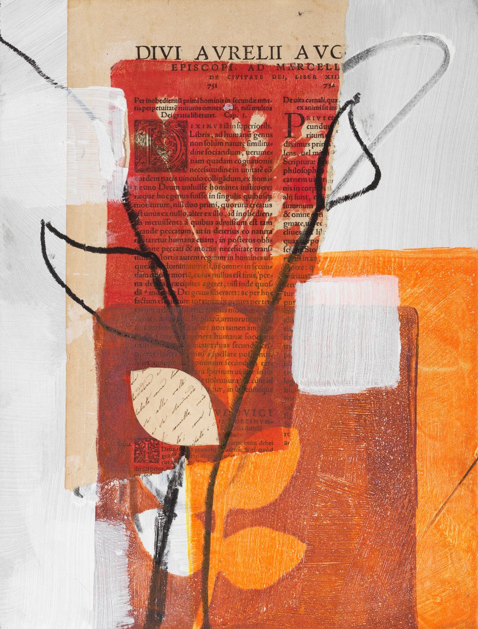 Collage mit Calla, 2024 von Marco Campedelli
