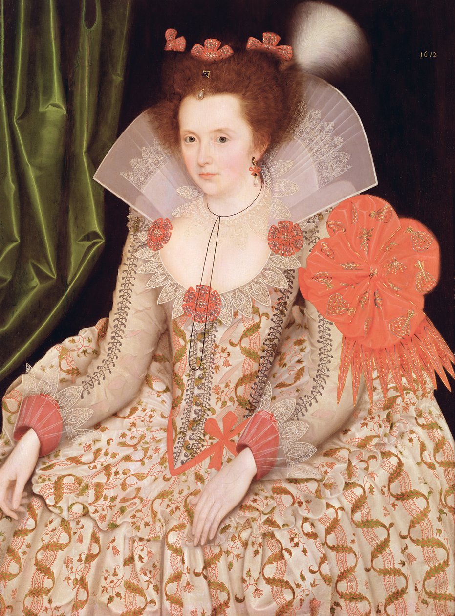 Prinzessin Elisabeth, Tochter von James I., 1612 von Marcus Gheeraerts