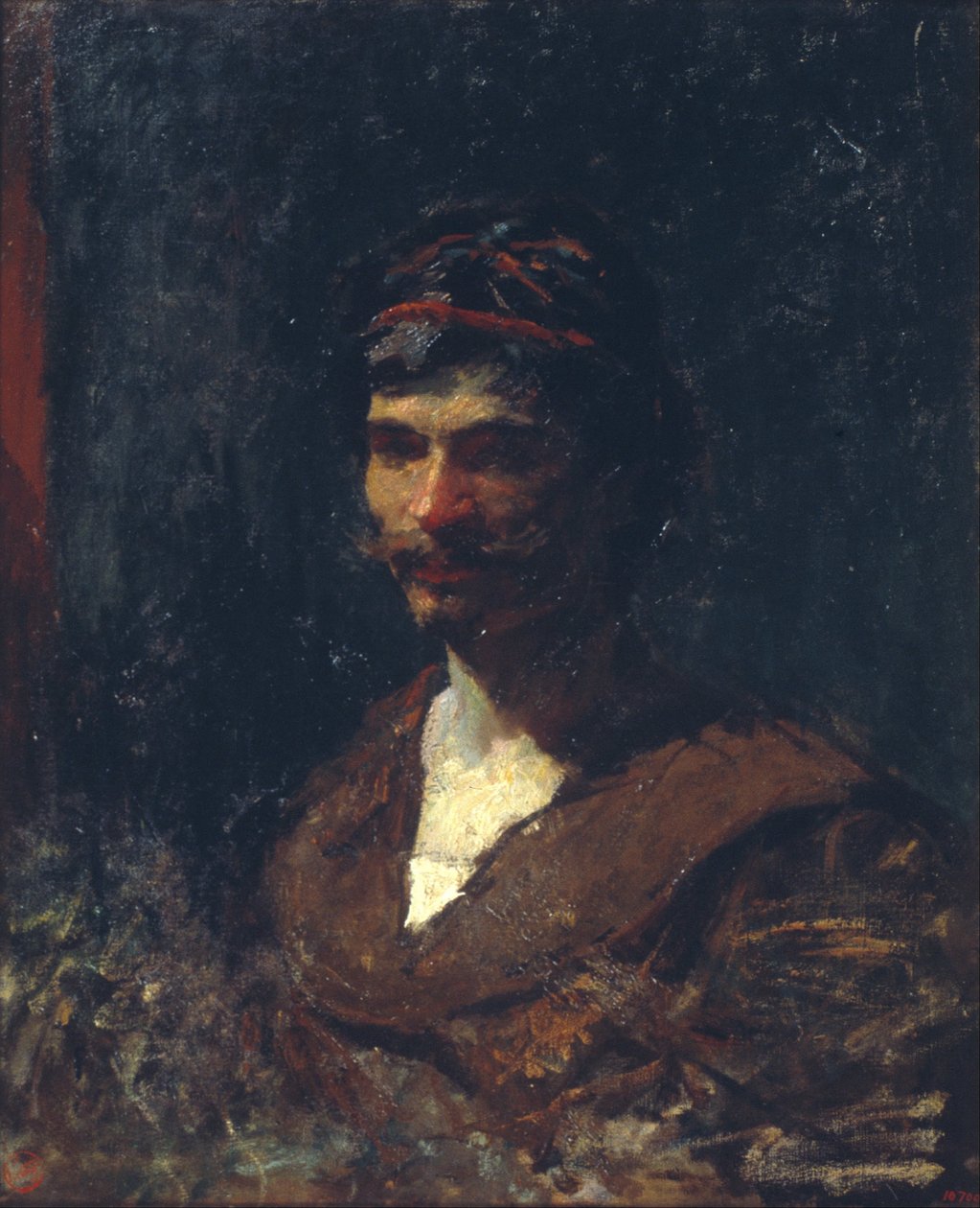 Büste eines Mannes. Allegorie des Bacchus von Marià Fortuny