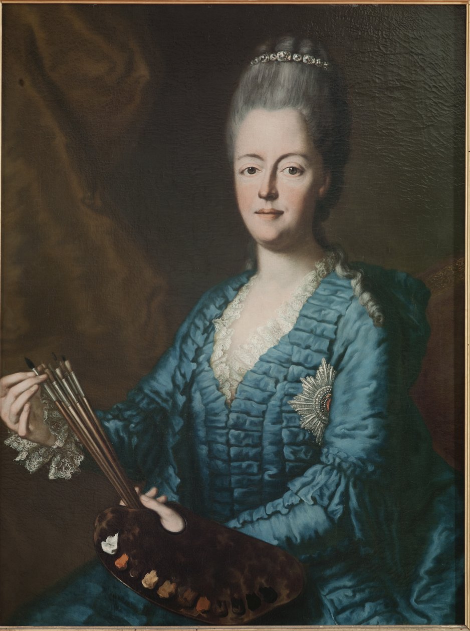 Selbstporträt, 1772 von Maria Antonia Walpurgis Symphorosa
