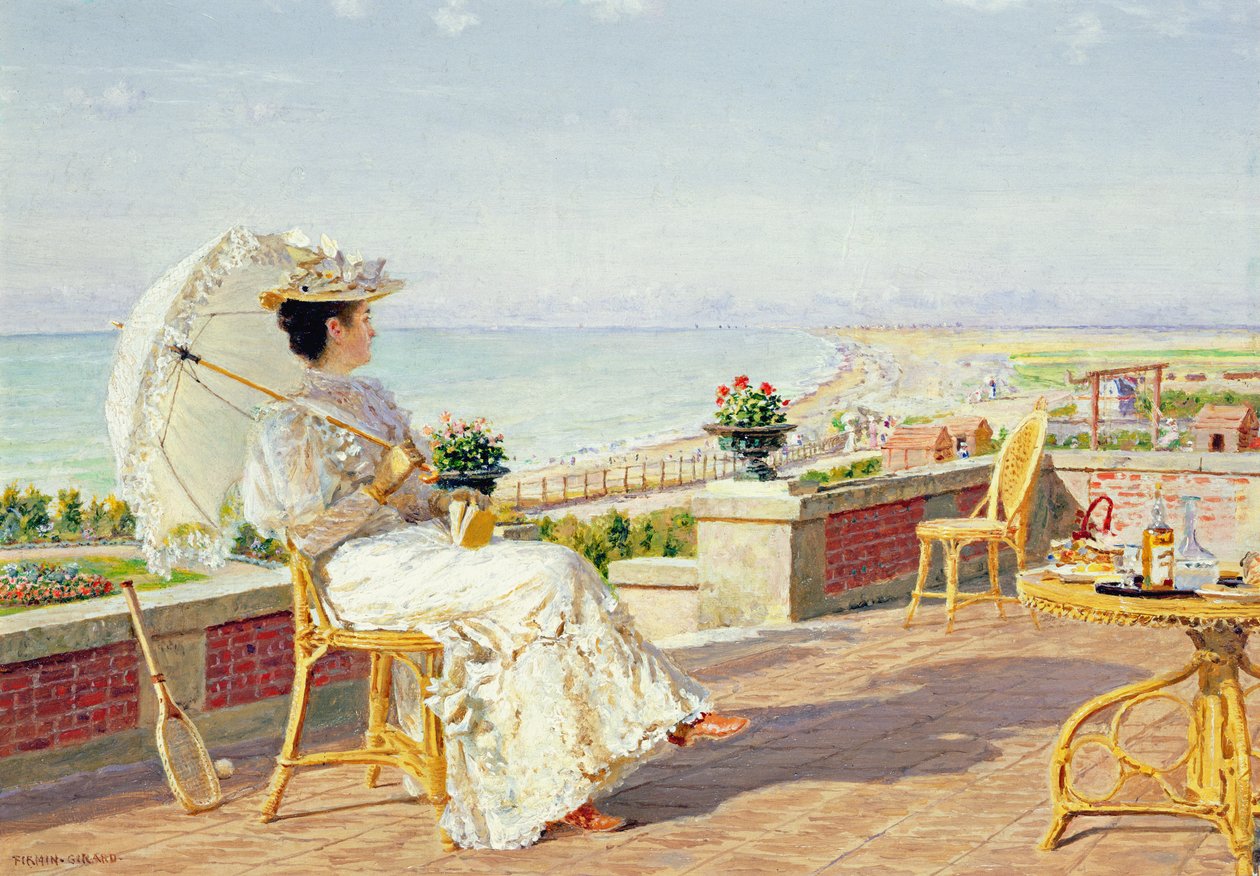 Im Urlaub von Marie Francois Firmin Girard