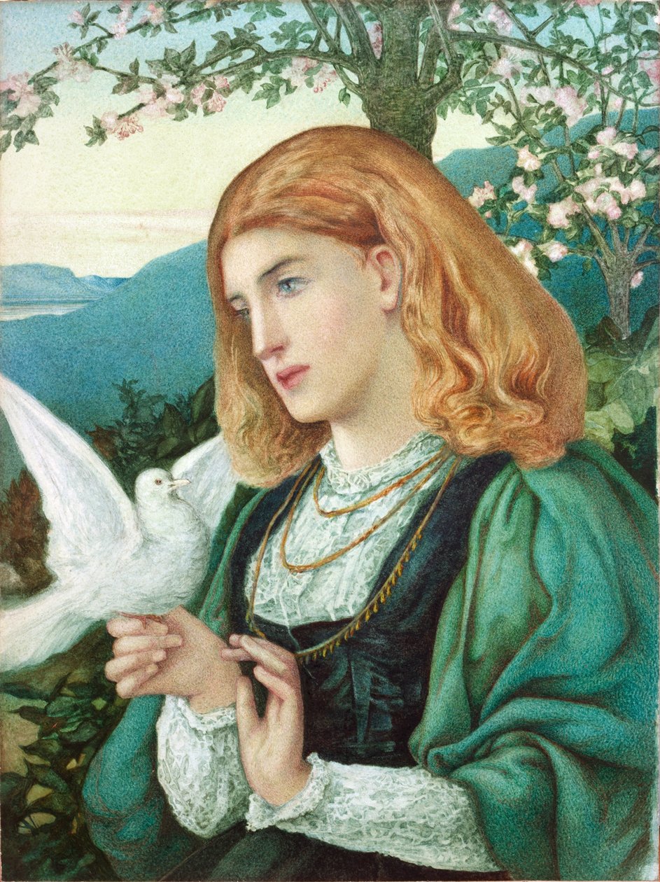 Figur eines Mädchens von Marie Spartali Stillman