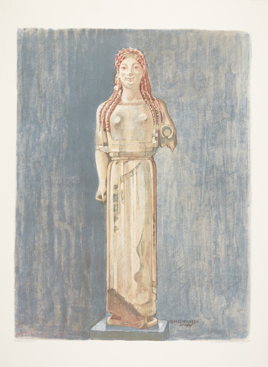 Archaistische griechische Kore (Athen) von Marie Henriques