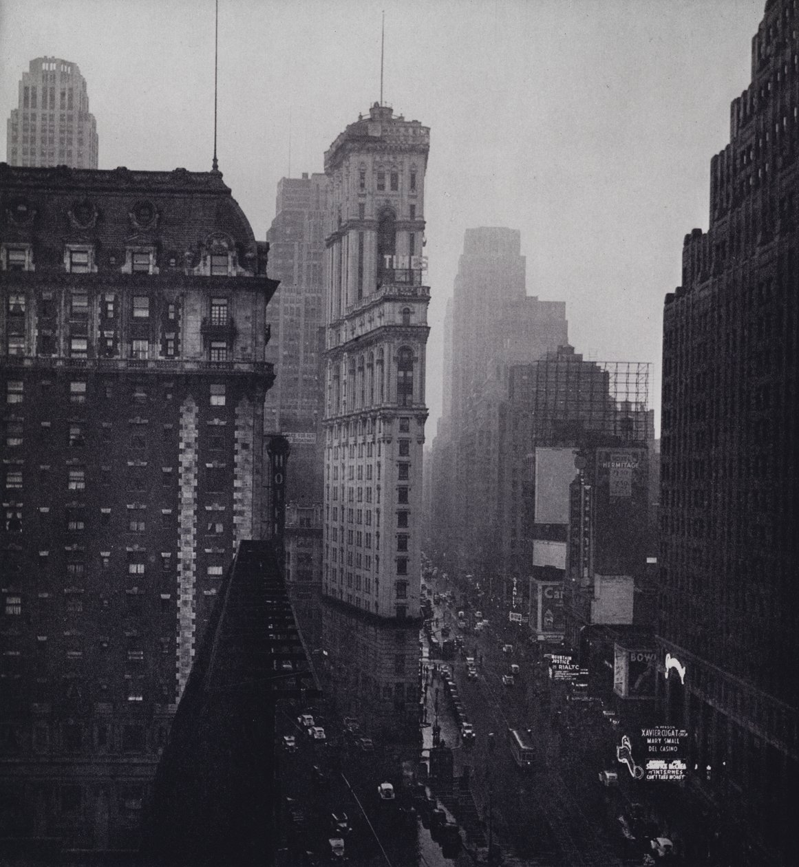 Manhattan: Regen über dem Times Square von Mario Bucovich