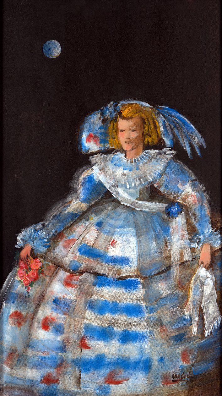 Menina mit blauem Mond von Marisa Leon
