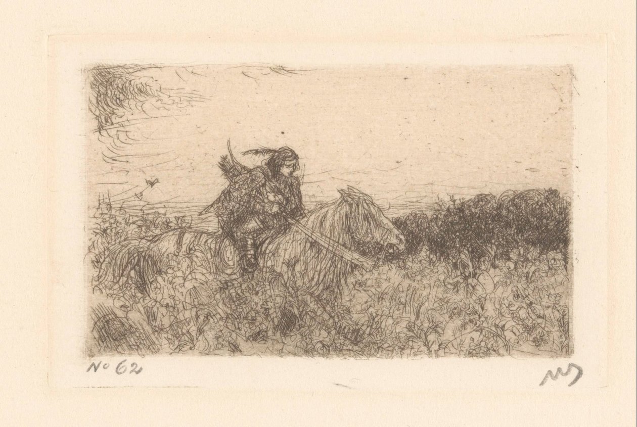 Reiter von Marius Bauer (signed by artist)