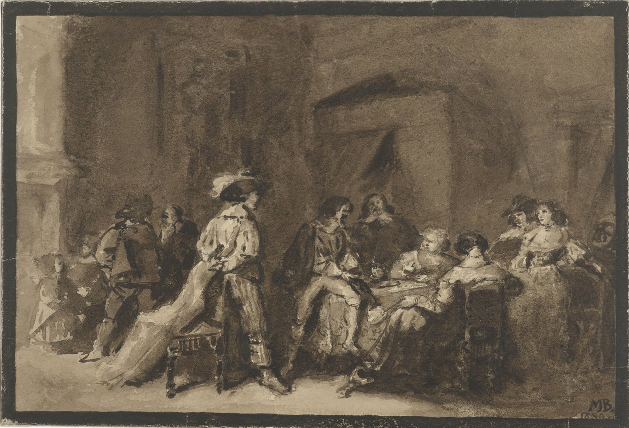 Historische Szene von Marius Bauer