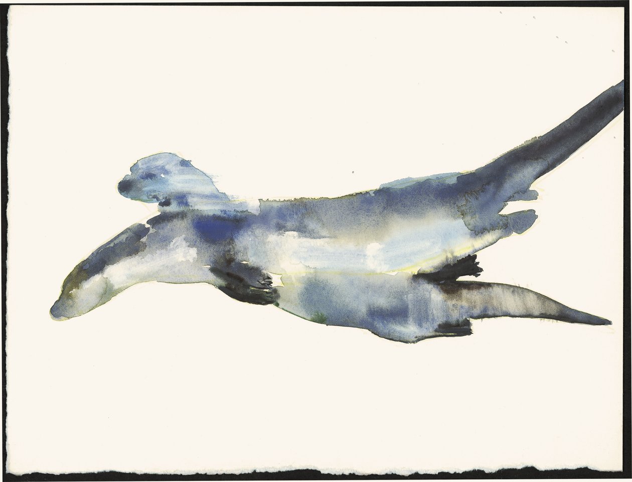 Balzende Otter von Mark Adlington