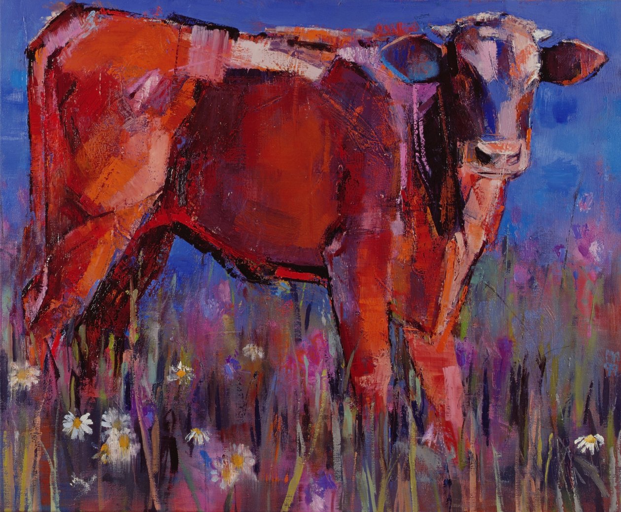 Rotes Kalb, Cazalla de la Sierra, 1999 von Mark Adlington