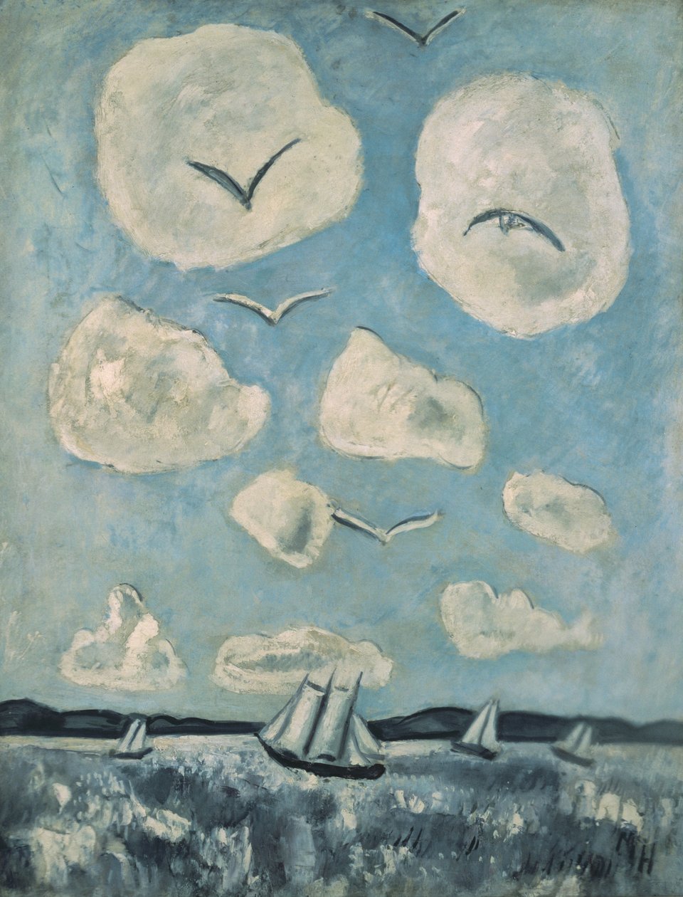 Vögel des Bagaduce von Marsden Hartley