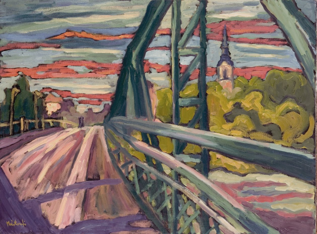 Straße zu meiner Stadt, 2004 von Marta Martonfi Benke