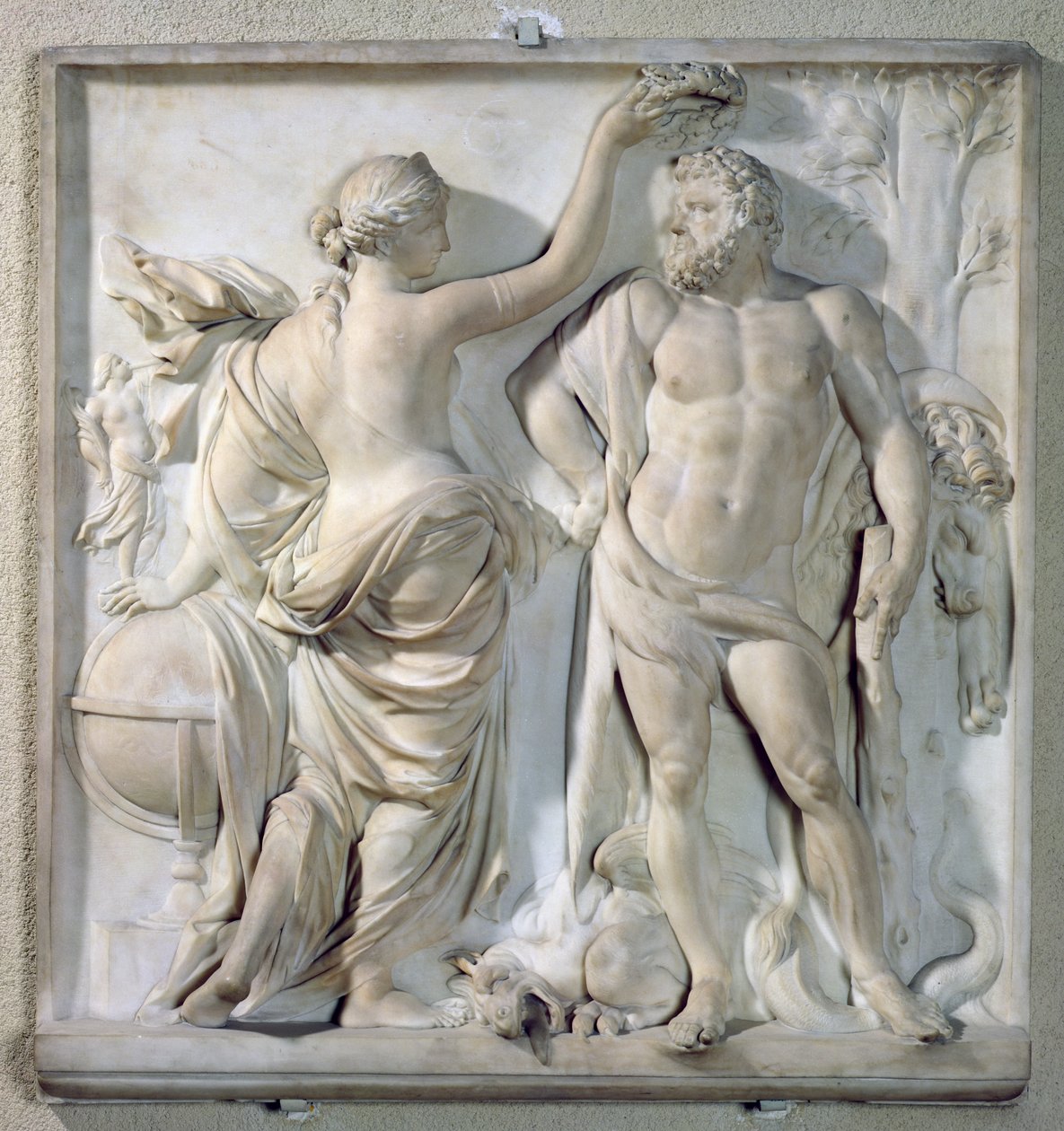Herkules von Ruhm gekrönt, 1671 von Martin Desjardins
