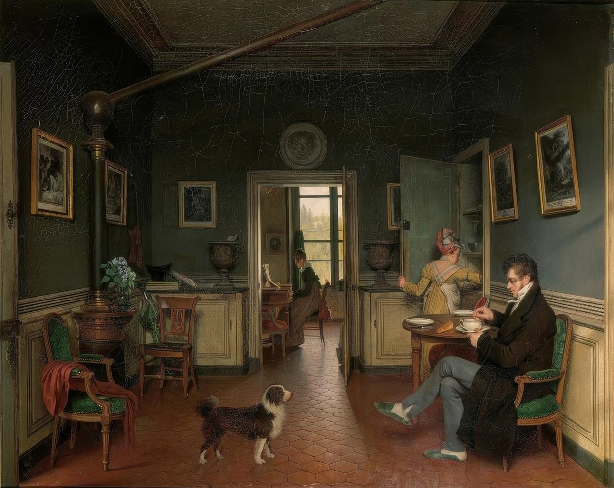 Esszimmerinterieur von Martin Drölling