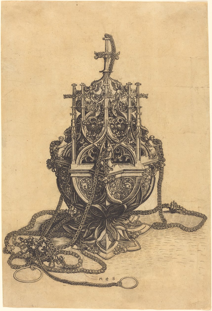 Ein Weihrauchfass von Martin Schongauer