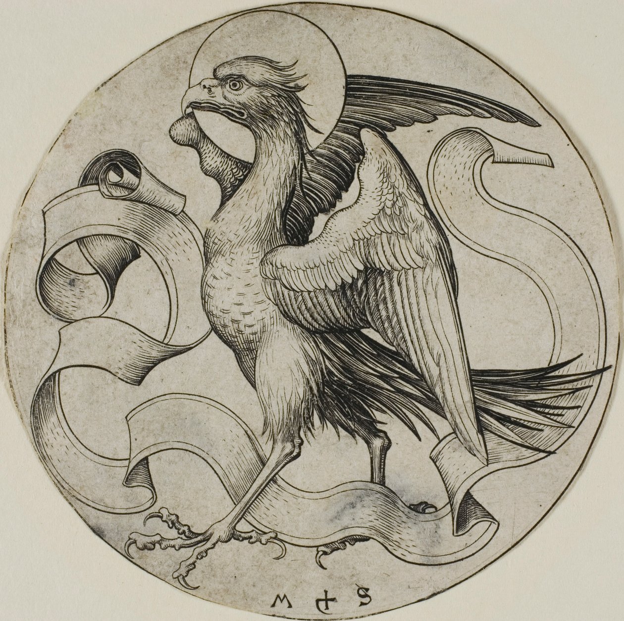 Der Adler des Heiligen Johannes von Martin Schongauer