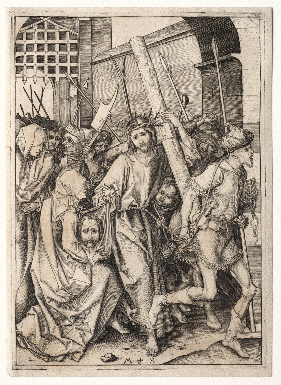 Die Passion: Christus trägt das Kreuz von Martin Schongauer
