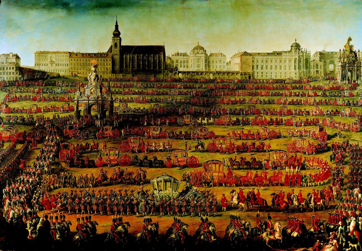 Einzug der Braut von Martin van Meytens