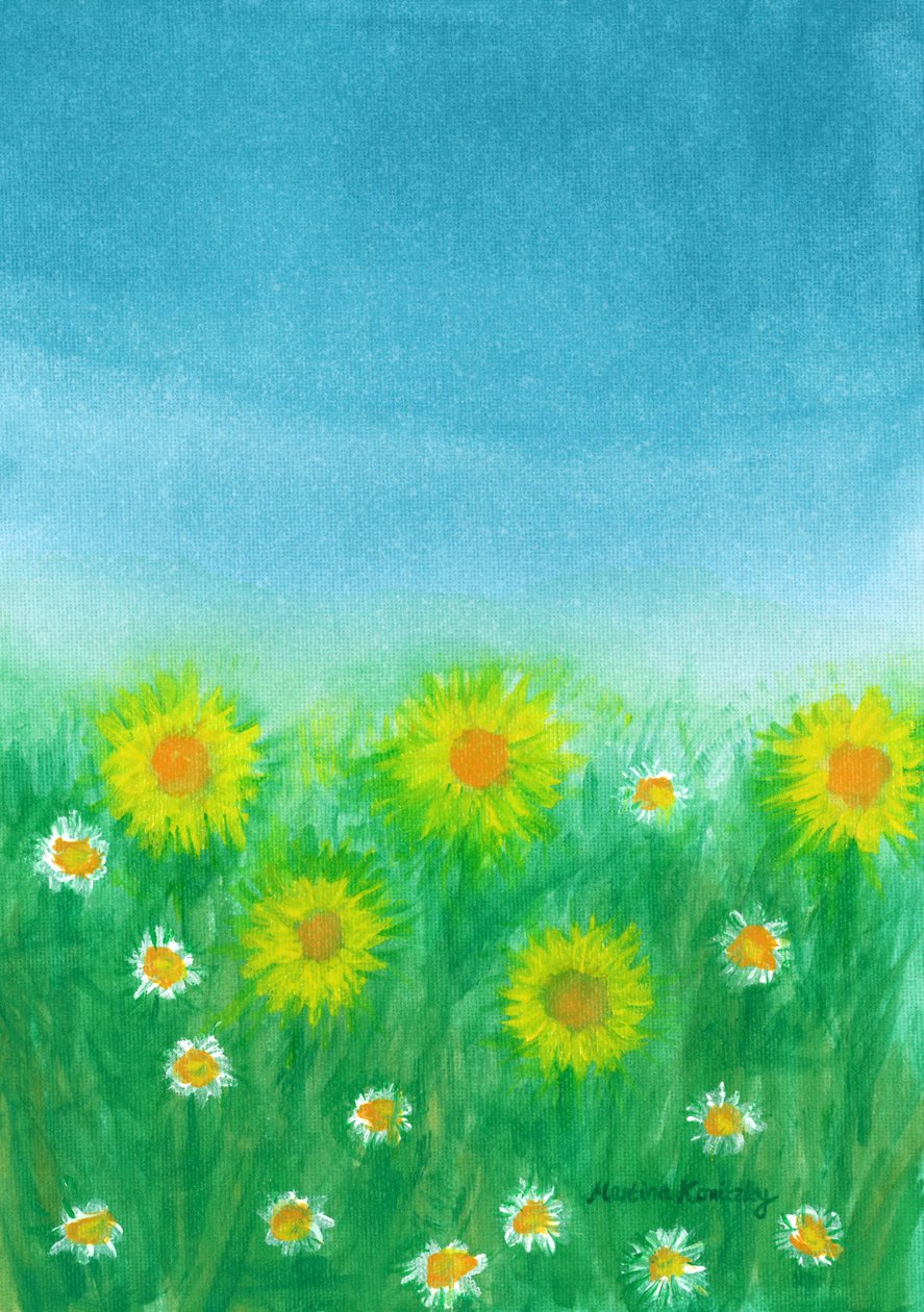 Die Frühlingswiese von Martina Konitzky