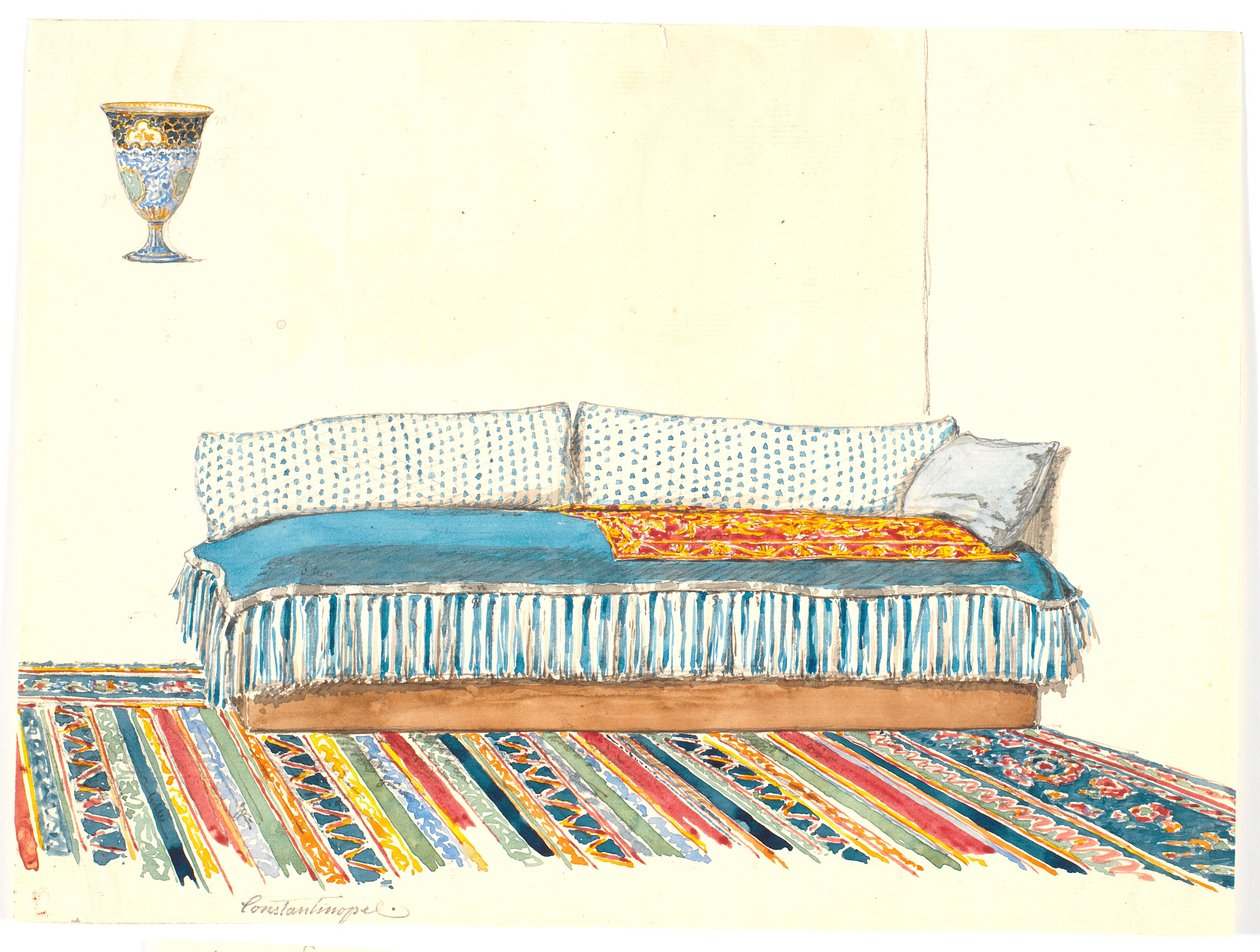 Türkisches Sofa von Martinus Rørbye