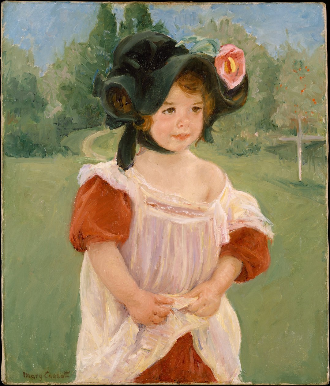 Kindheit in einem Garten von Mary Cassatt