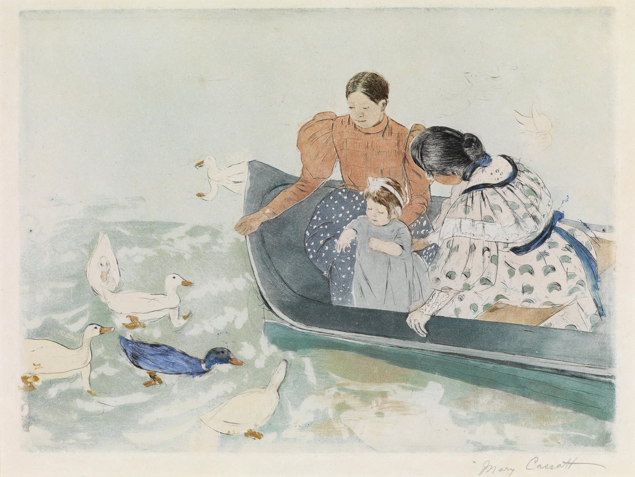Enten füttern von Mary Cassatt