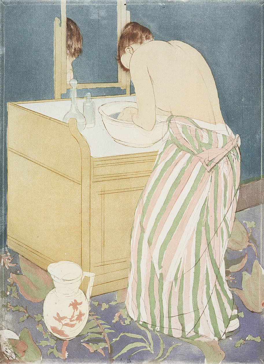 La Toilette, um 1891 von Mary Cassatt