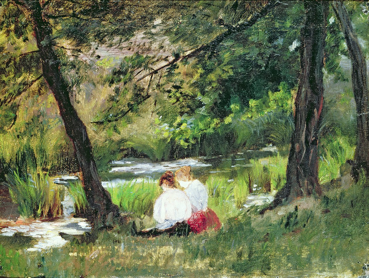 Zwei sitzende Frauen von Mary Cassatt