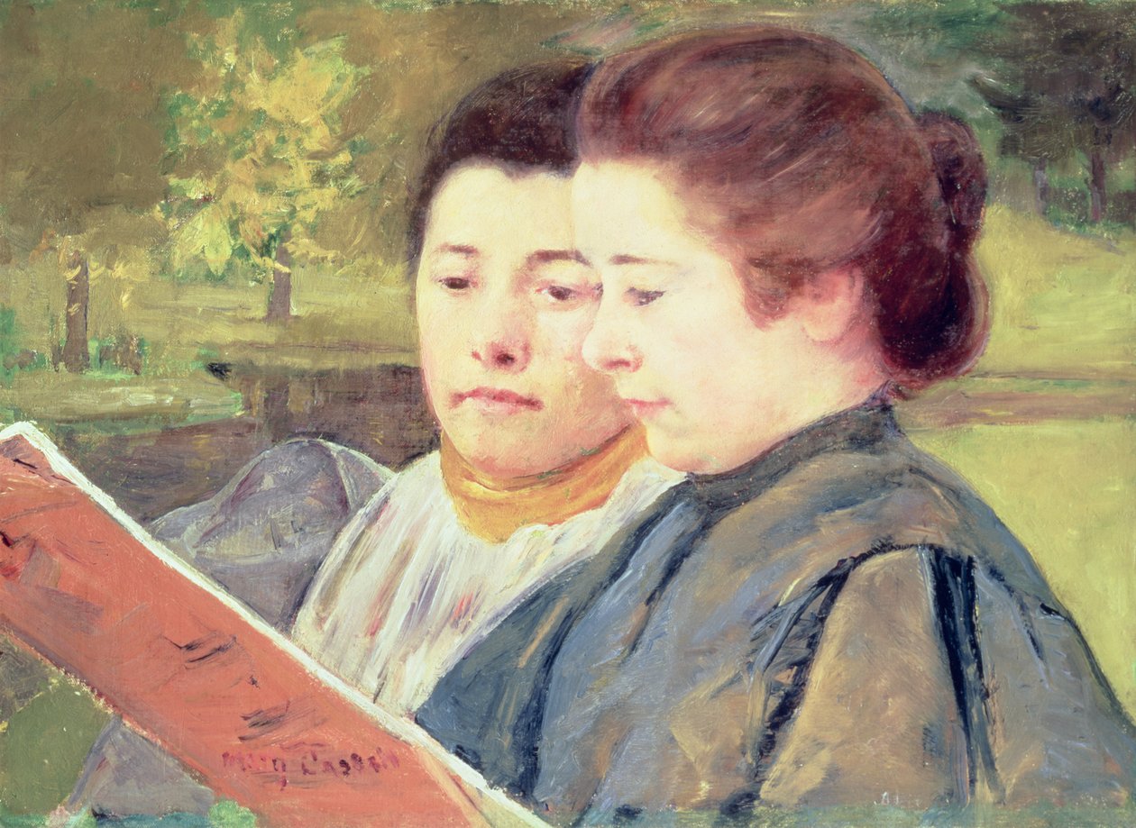 Frauen beim Lesen von Mary Cassatt