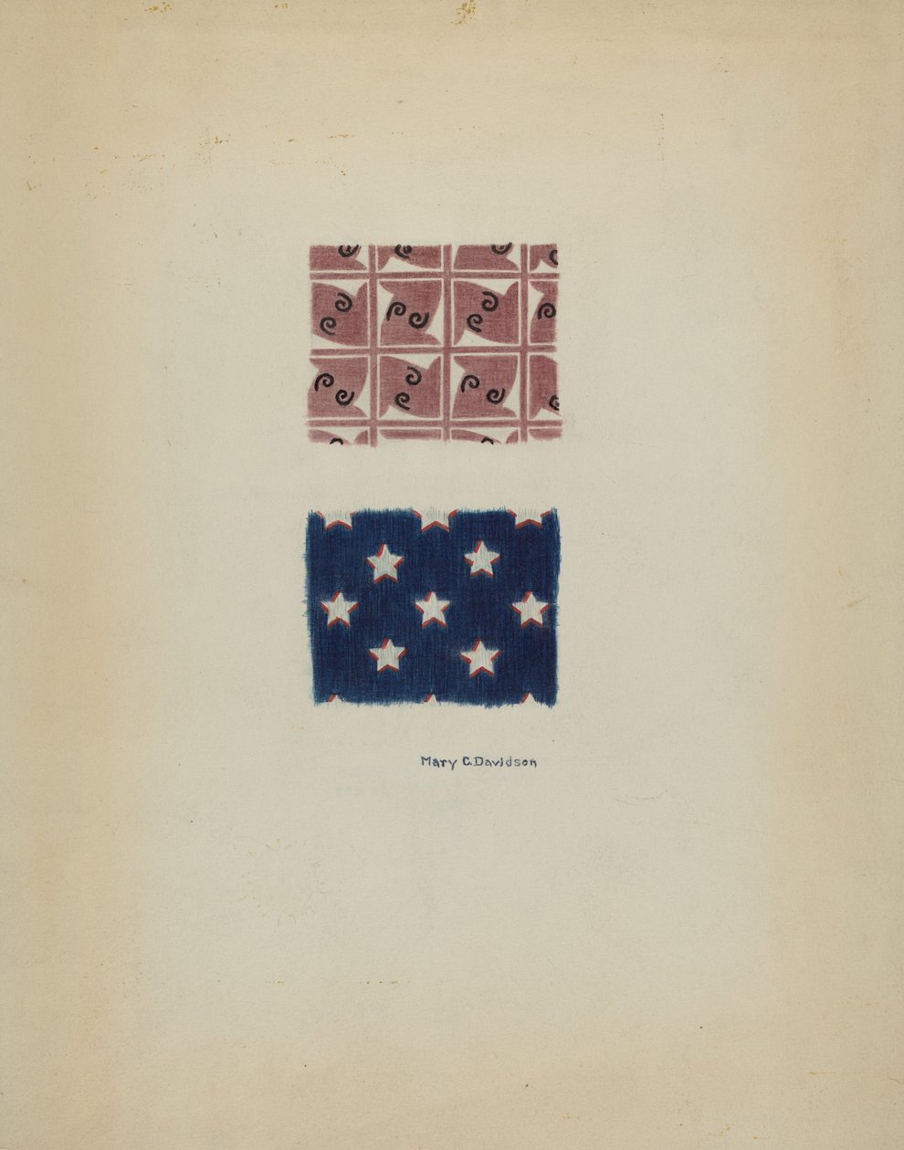 Gedruckte Muster von Mary C. Davidson