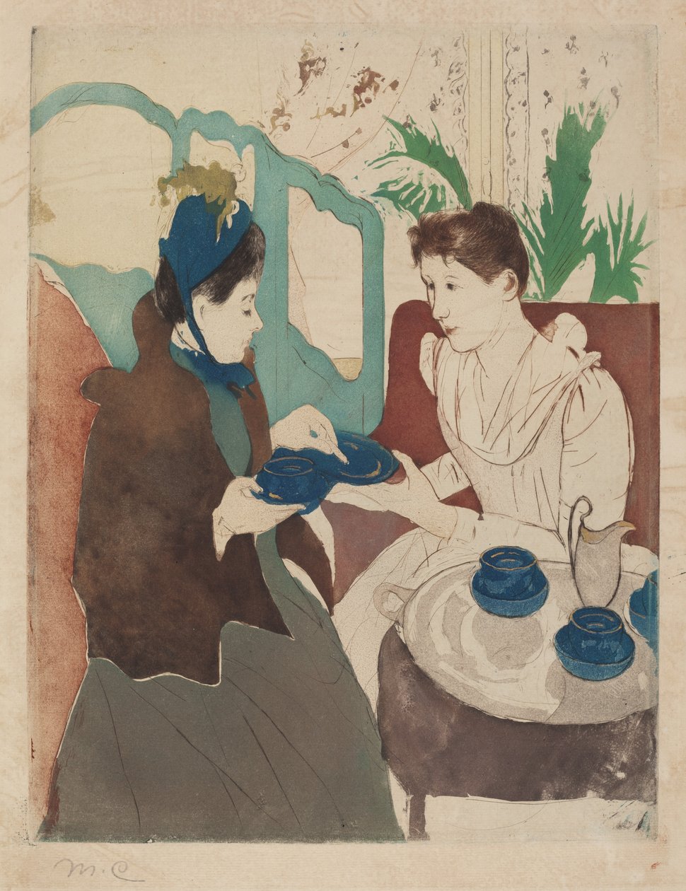 Nachmittagstee-Party von Mary Cassatt