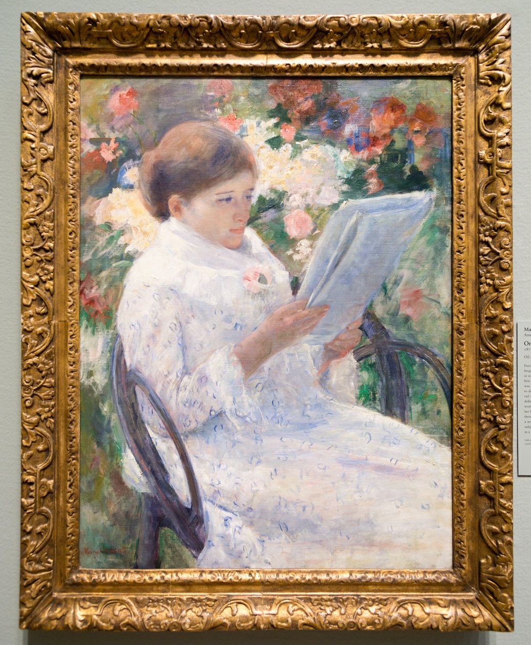 Auf einem Balkon von Mary Cassatt