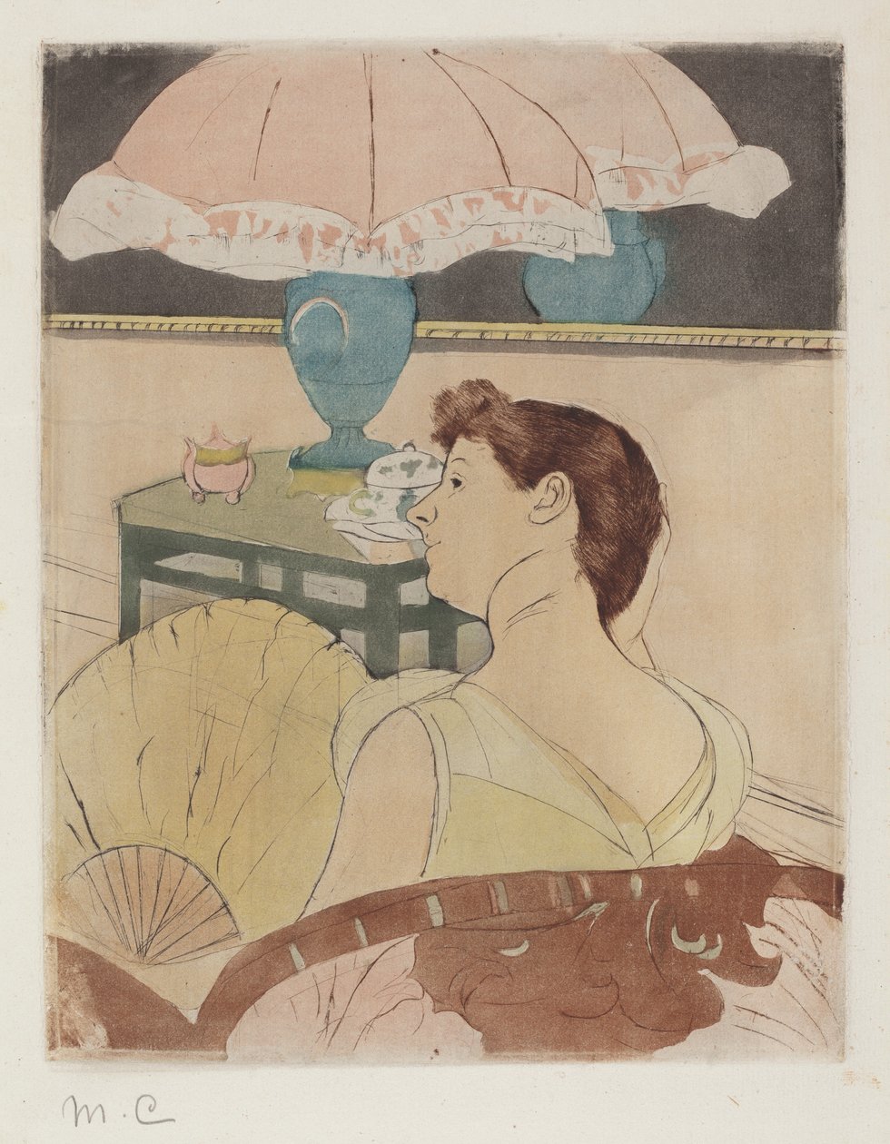Die Lampe von Mary Cassatt