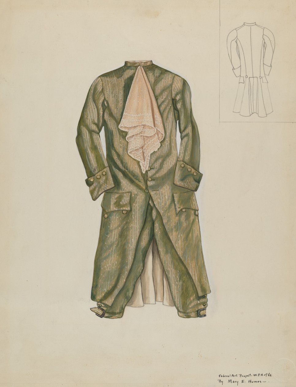Anzug für Männer, ca. 1937 von Mary E Humes