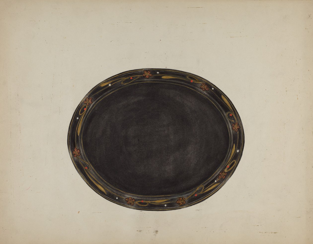 Tablett, 1935-1942 von Mary Fitzgerald
