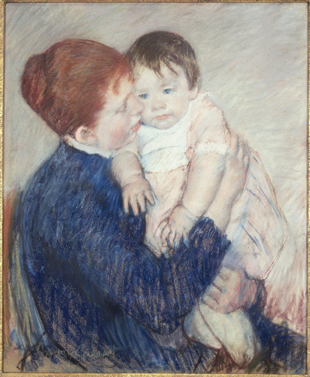 Agatha und ihr Kind von Mary Stevenson Cassatt