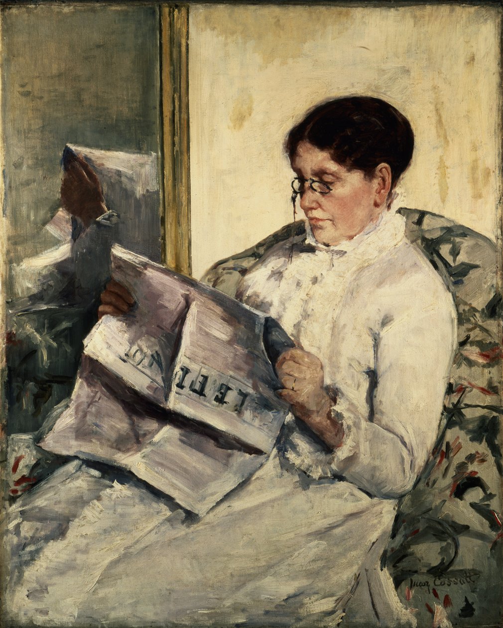Le Figaro lesen von Mary Cassatt
