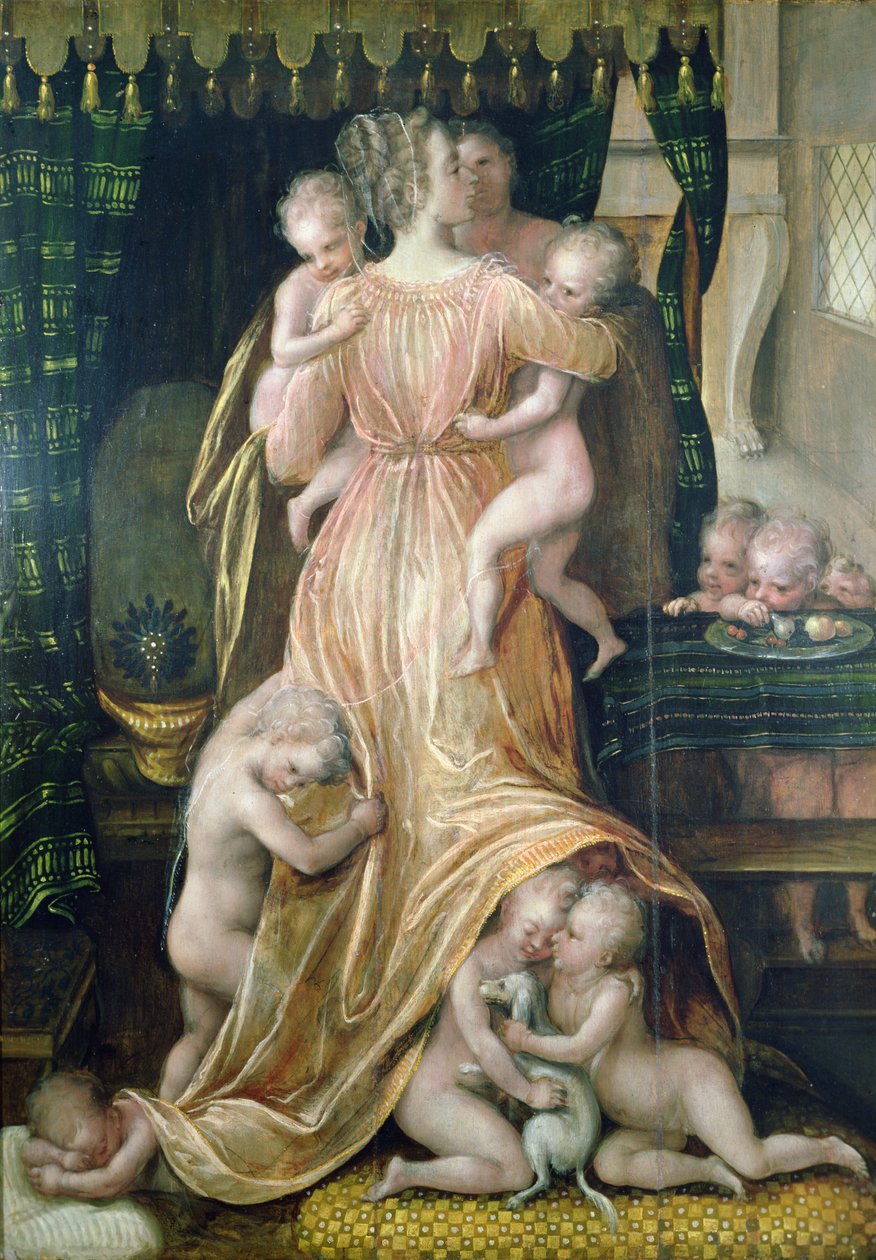 Allegorie des Überflusses von Master of Flore