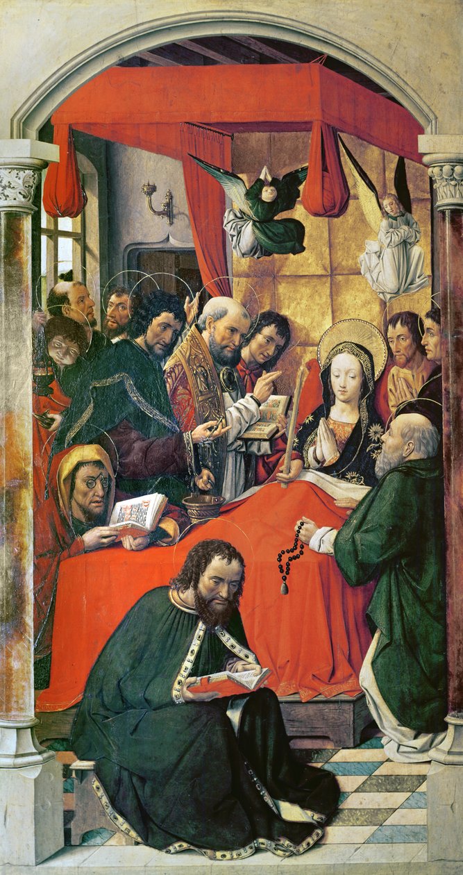 Der Tod der Jungfrau von Master of Santa Maria del Campo