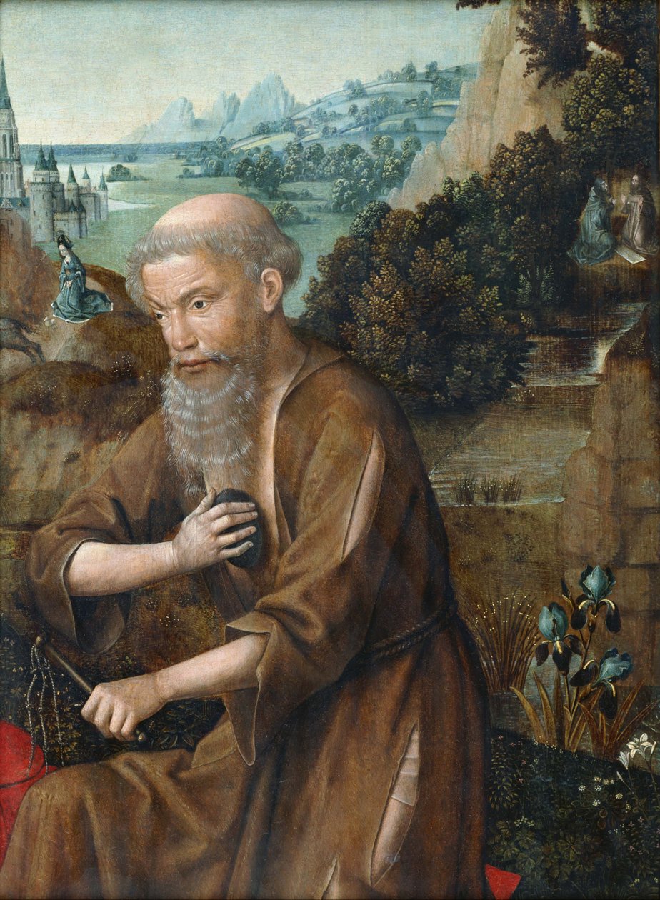 St. Hieronymus von Master of The Legend of St. Lucy