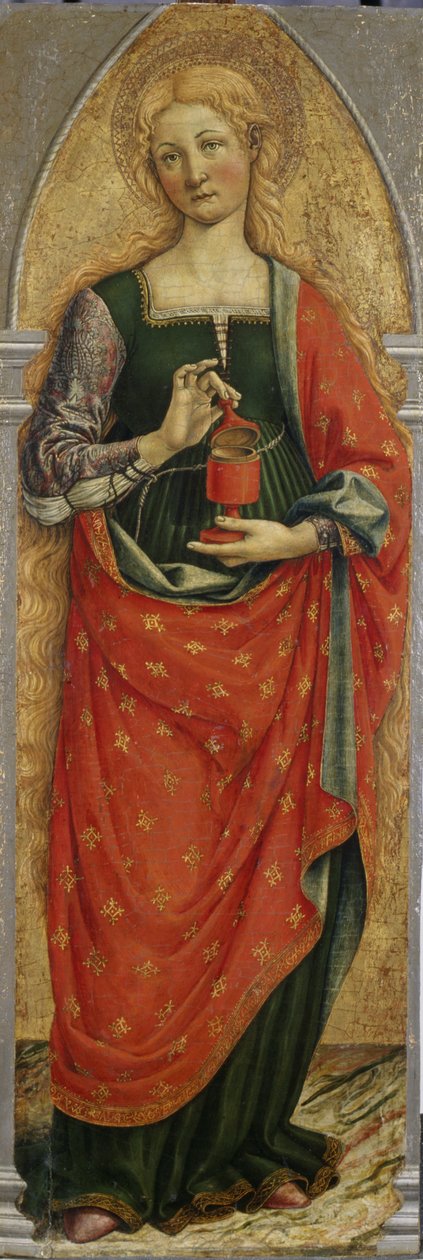 Heilige Maria Magdalena von Master of the Gardner Annunciation Master of the Gardner Annunciation