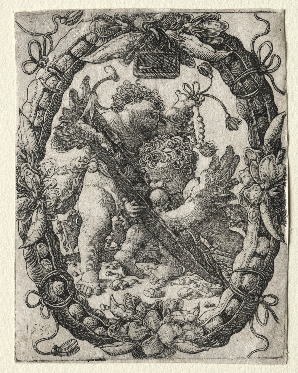 Die Erbsenschote, 1533 von Master H. L.