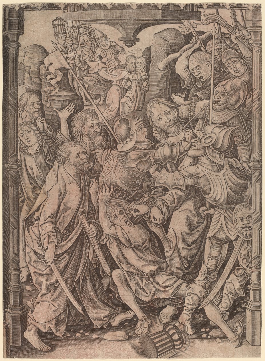 Der Verrat an Christus von Master I.A.M. of Zwolle