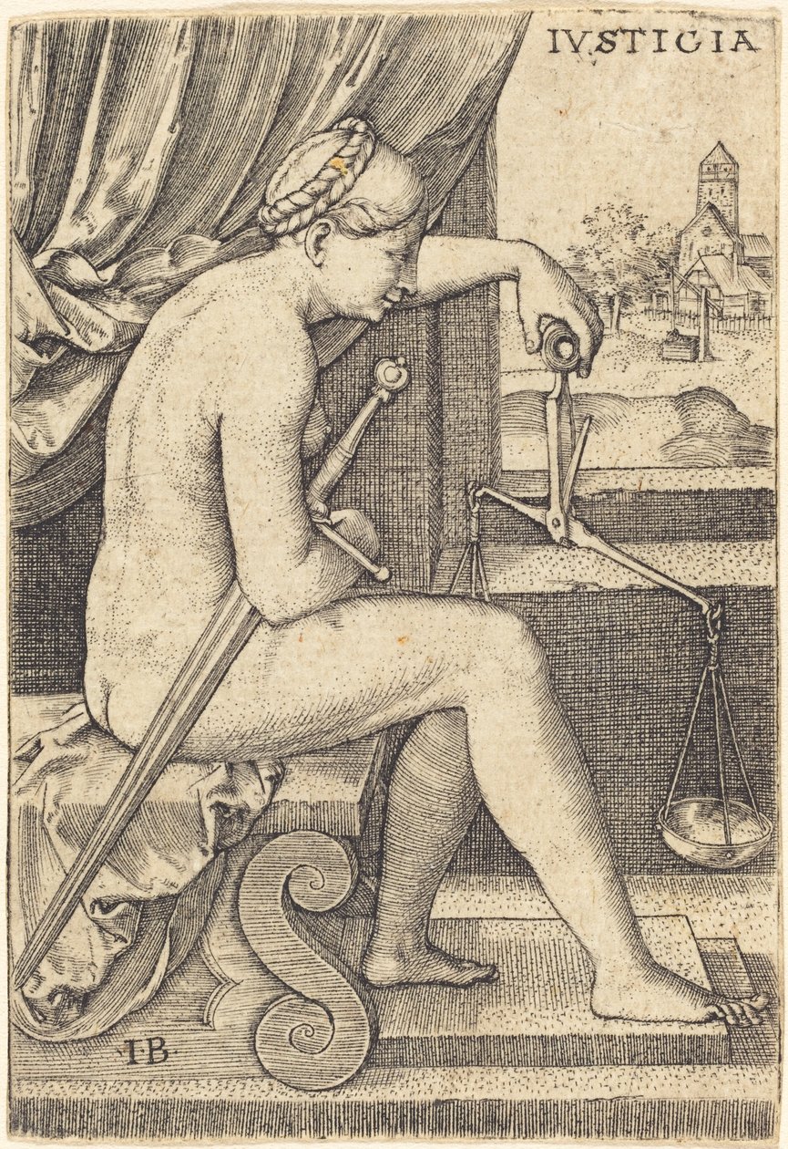 Iusticia (Gerechtigkeit) von Master IB