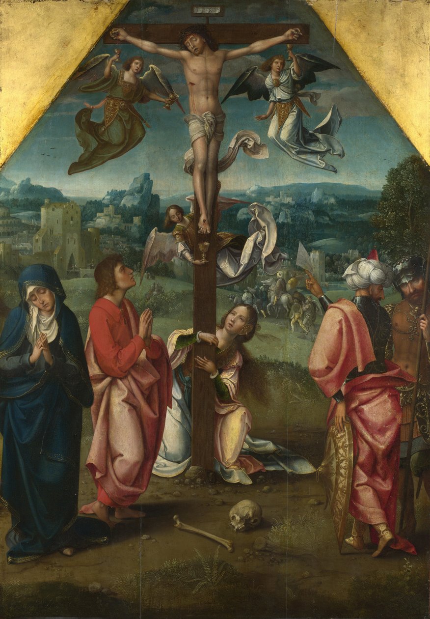 Die Kreuzigung, ca. 1518 von Master of 1518