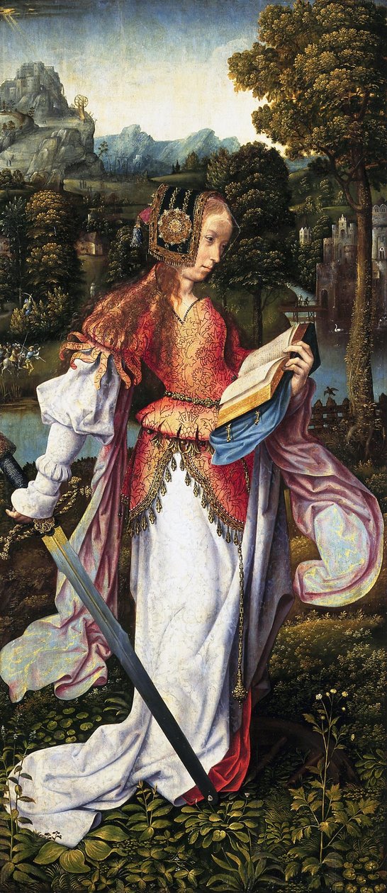 St. Katharina von Master of Frankfurt